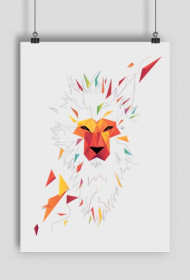 Vector Reggae Lion Plakat - Plakaty w Space Balls