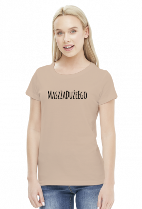 Masz za duże ego (bluzka damska) ciemna grafika