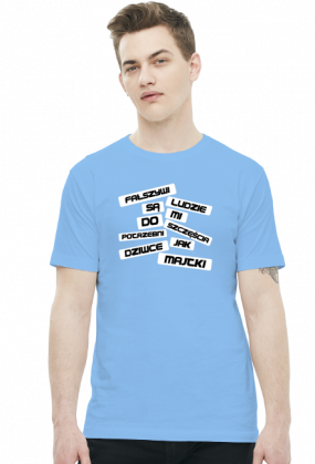 Fałszywi Ludzie (t-shirt) jasna grafika