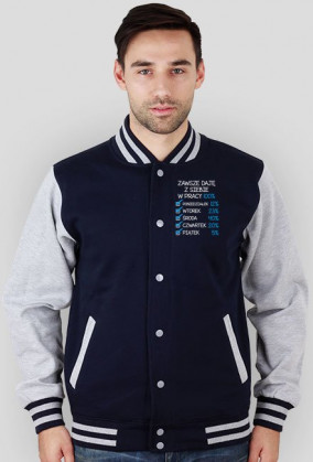 Bluza Sportowa Zawsze daję z siebie w pracy 100%