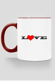 Kubek kolorowy Love
