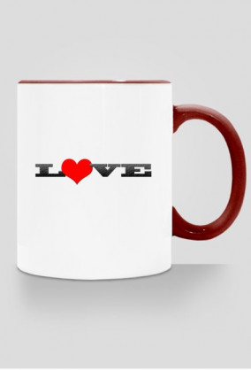 Kubek kolorowy Love