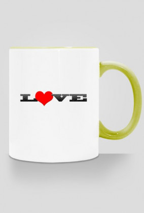 Kubek kolorowy Love