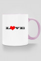 Kubek kolorowy Love