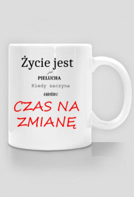 Kubek życie jest jak pielucha