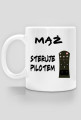 Kubek Mąż steruje pilotem