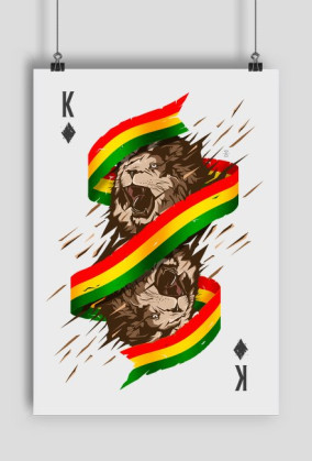 Reggae Lion King Plakat - Plakaty w Space Balls
