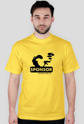 Sponsor koszulka męska ryjoo