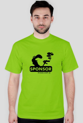 Sponsor koszulka męska ryjoo