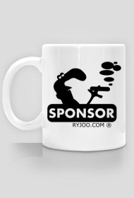 Sponsor kubek biały ryjoo