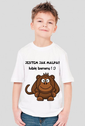 jestem jak  małpa