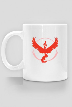 TEAM VALOR KUBEK POKEMON GO CZERWONA DRUZYNA