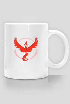 TEAM VALOR KUBEK POKEMON GO CZERWONA DRUZYNA