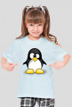 Koszulka dziecieca z krotkim rekawem T-Shirt Zezowaty pingwin