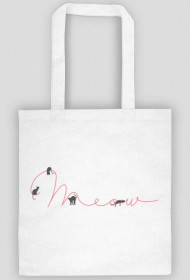 torba MEOW biała
