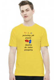 Koszulka Męska Puzzle