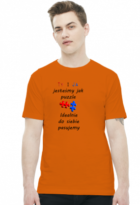Koszulka Męska Puzzle