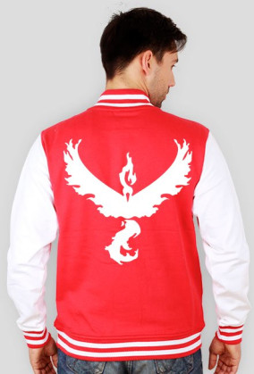 Pokemon Go Team Valor Baseball bluza