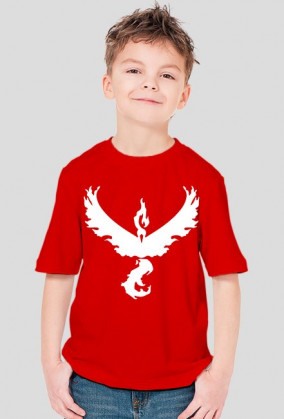 Pokemon Go Team Valor Koszulka T-Shirt Dziecko Kids