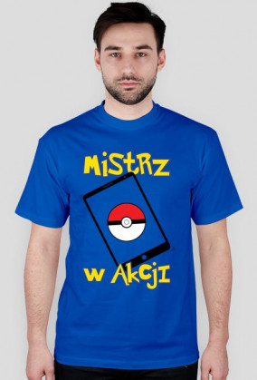 Koszulka MISTRZ W AKCJI - CZARNY chceto!