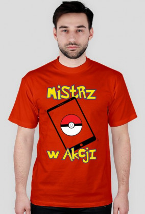 Koszulka MISTRZ W AKCJI - CZARNY chceto!