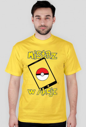 Koszulka MISTRZ W AKCJI - CZARNY chceto!