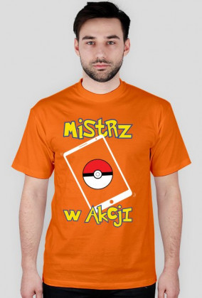 Koszulka MISTRZ W AKCJI - CZARNY chceto!