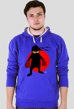 Bluza męska z kapturem Ninja