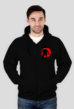 Rozpinana bluza z kapturem Ninja