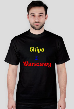 Koszulka męska - Ekipa z Warszawy