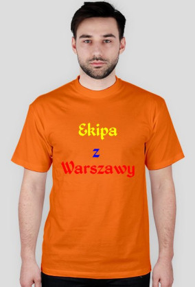 Koszulka męska - Ekipa z Warszawy