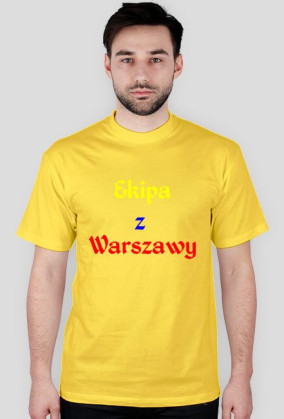 Koszulka męska - Ekipa z Warszawy