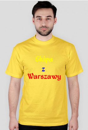 Koszulka męska - Ekipa z Warszawy