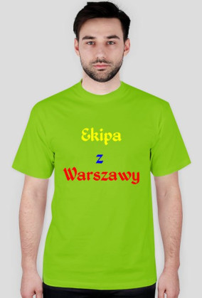 Koszulka męska - Ekipa z Warszawy