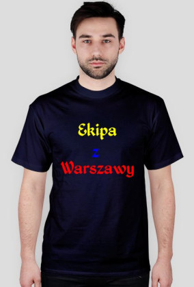 Koszulka męska - Ekipa z Warszawy