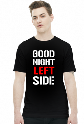 Good Night Left Side - męska, czarna