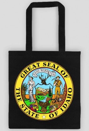 Torba ekologiczna na zakupy Great Seal Of The State Of Idaho