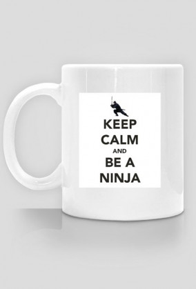 Kubek keep calm and be ninja