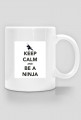 Kubek keep calm and be ninja