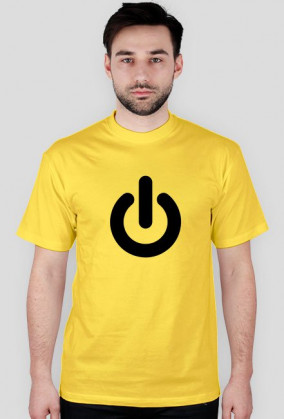 Power Button - czarny nadruk