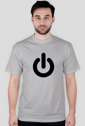 Power Button - czarny nadruk