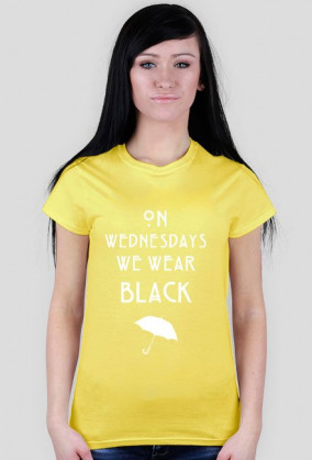 On Wednesdays we wear black