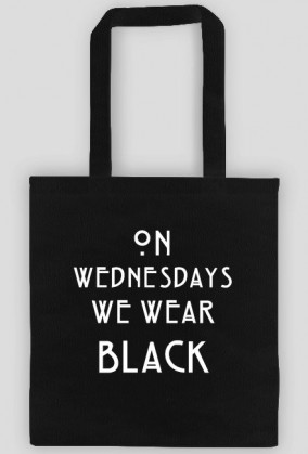 Torba On Wednesdays we wear black