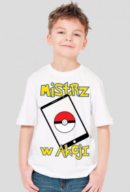 Koszulka MISTRZ W AKCJI - CZARNY chceto!