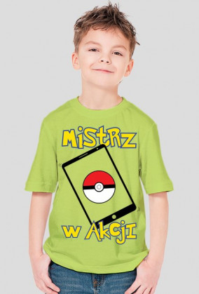 Koszulka MISTRZ W AKCJI - CZARNY chceto!
