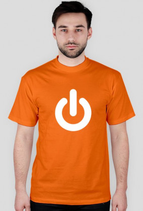 Power Button - biały nadruk