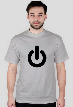Power Button - czarny nadruk