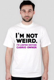 t-shirt I'm not weird