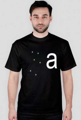 "a" tee