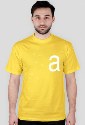 "a" tee